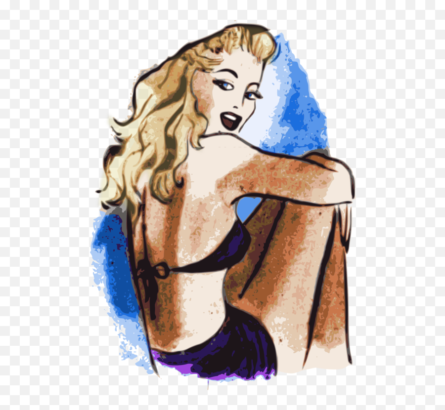 Artfashion Illustrationdrawing Png Clipart - Royalty Free Emoji,Pin Up Girl Clipart