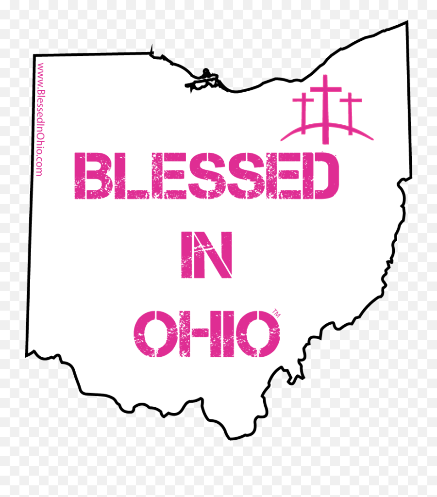 Download Pink Text On White State Outline - Parkpop Png Emoji,Ohio Outline Png