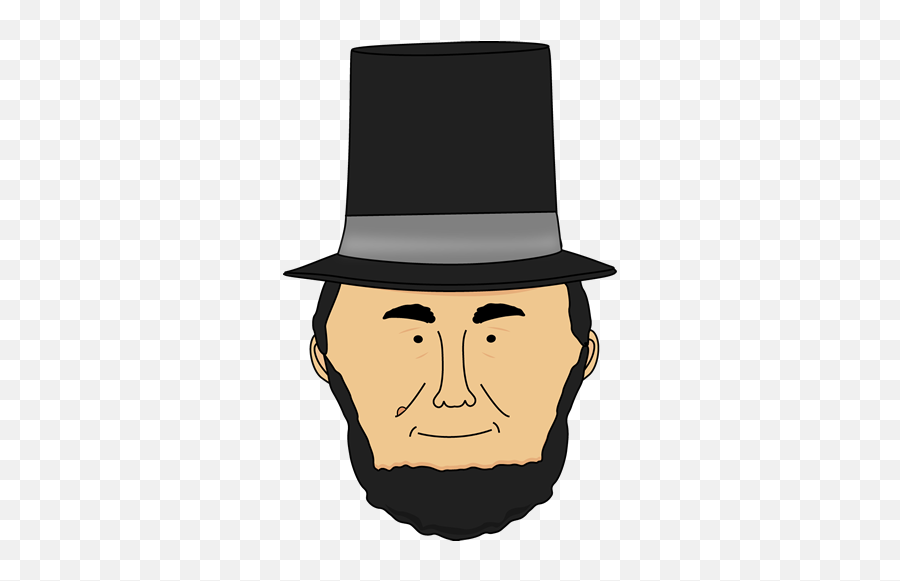 Free Clip Art - Abraham Lincoln Clip Art Emoji,Presidents Day Clipart