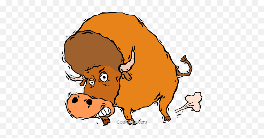 Buffalo Bison Royalty Free Vector Clip - Animal Figure Emoji,Buffalo Clipart