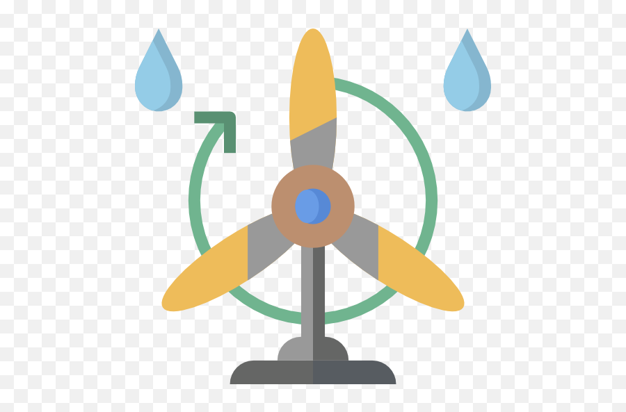 Wind Turbine - Free Weather Icons Emoji,Wind Breeze Clipart
