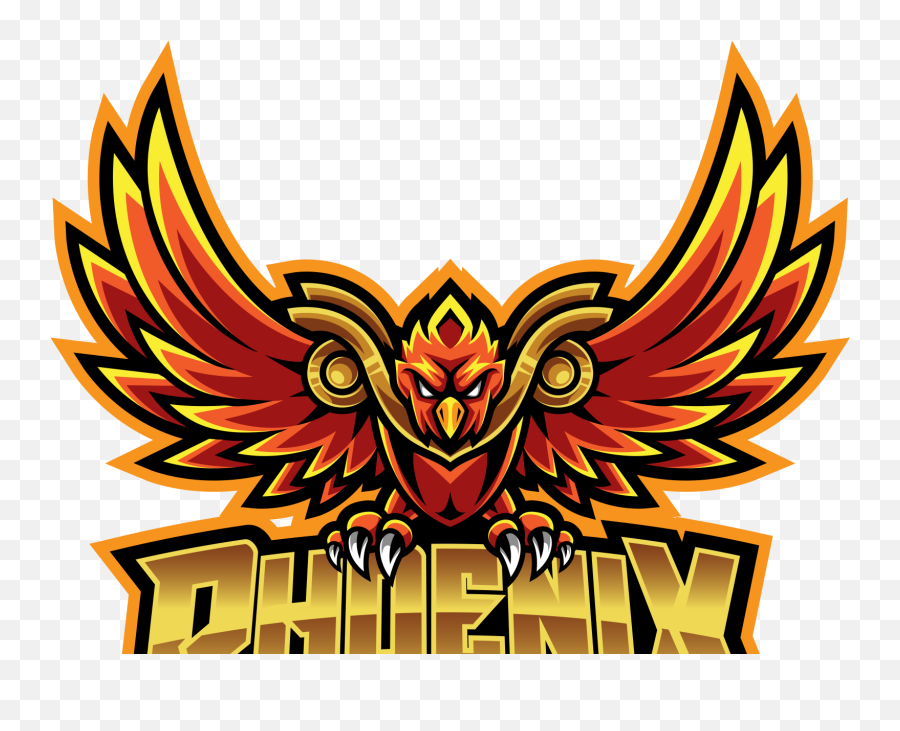 Phoenix Esports Logo Designs Themes - Gamer Logo Png Phoenix Emoji,Esports Logo