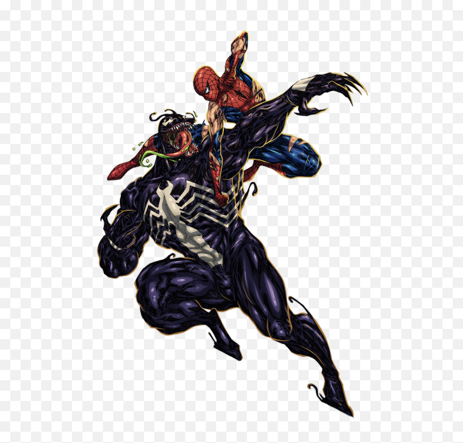 Carnage Vs Venom Png Transparent Png - Spider Man Venom Hd Png Emoji,Venom Png