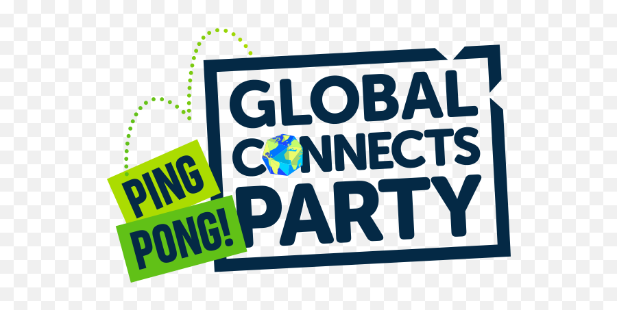 The Global Connects Party - Language Emoji,Party Logo
