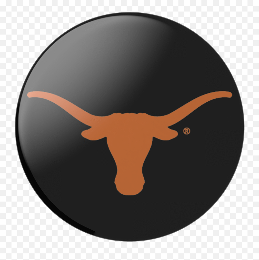 Tx Longhorns Black Popgrip - Texas Longhorn Emoji,Texas Longhorn Logo