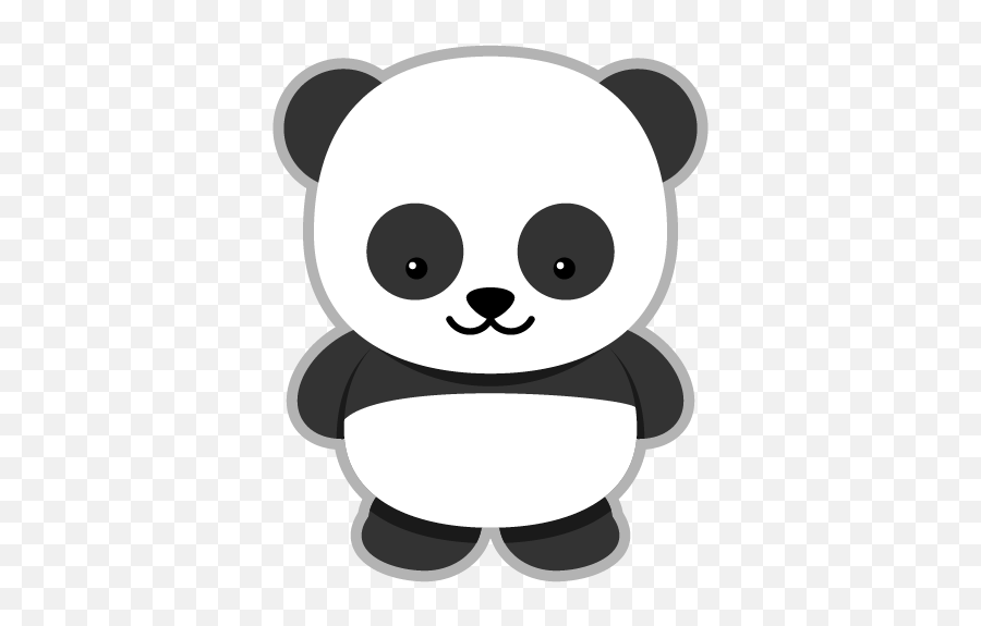 Cartoon Panda Transparent Background - Panda Clipart Emoji,Panda Clipart