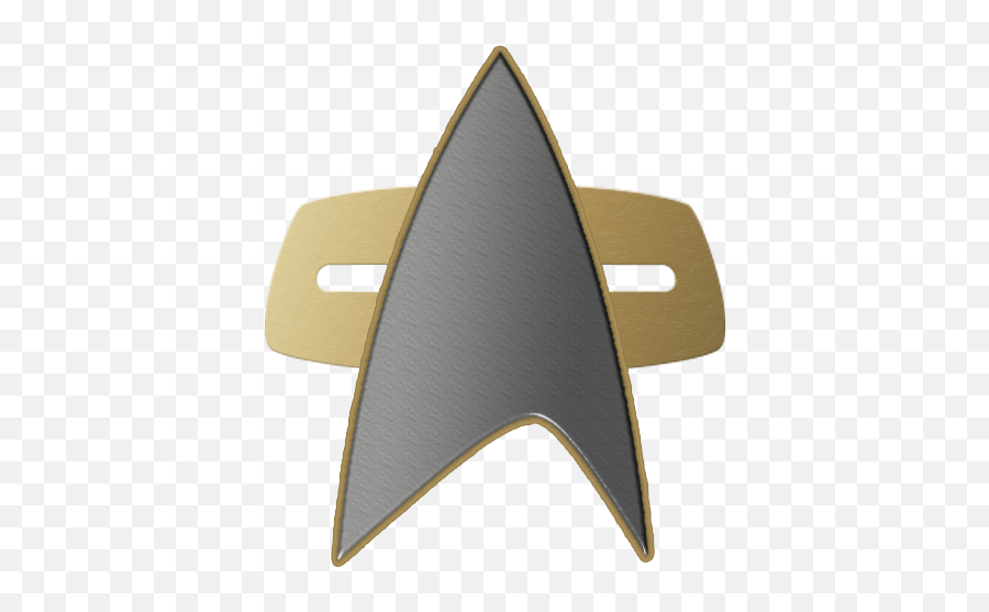 Star Trek Comm Badge Voyager Png Logo - Badge Star Trek Voyager Logo Emoji,Star Trek Logo