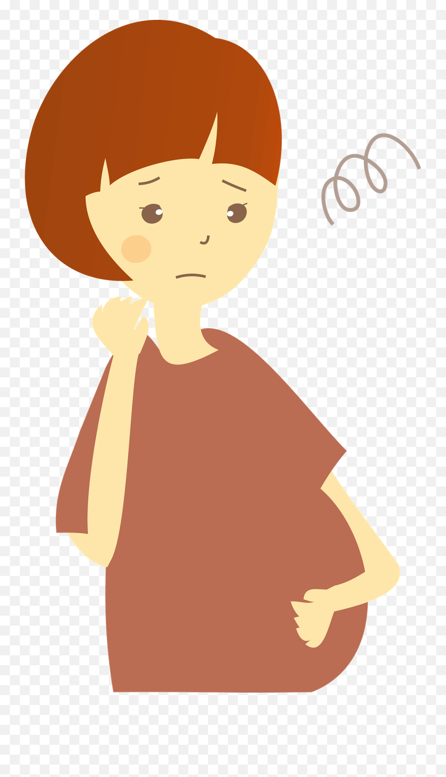 Pregnant Woman Clipart - Pregnancy Emoji,Pregnant Clipart