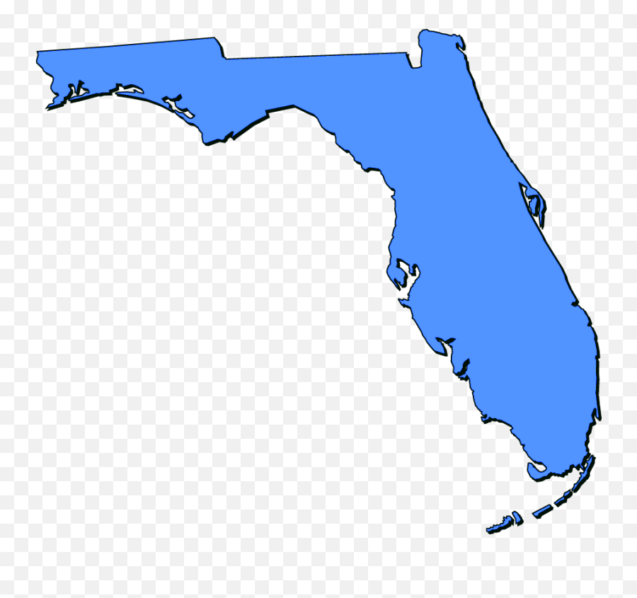 Florida Style Maps In 50 Colors - Florida Clipart Emoji,Suite Clipart