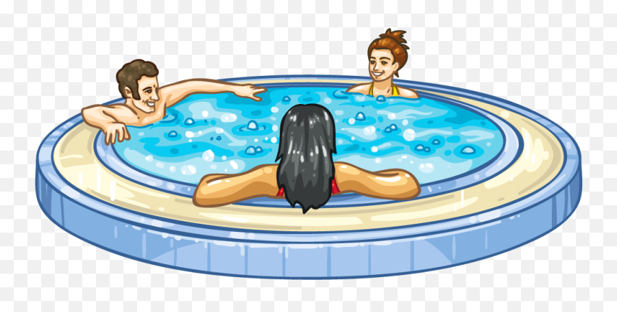 Download Sims Recreation Hot Tub Pool - Jacuzzi Clipart Png Emoji,Pool Png