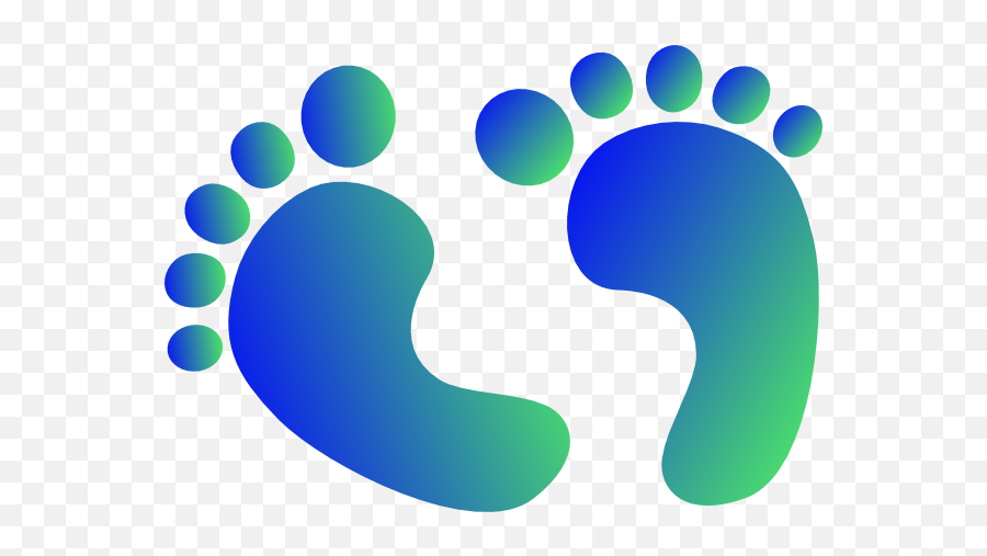 Blue Baby Feet Clipart - Clipart Suggest Emoji,Baby Borders Clipart
