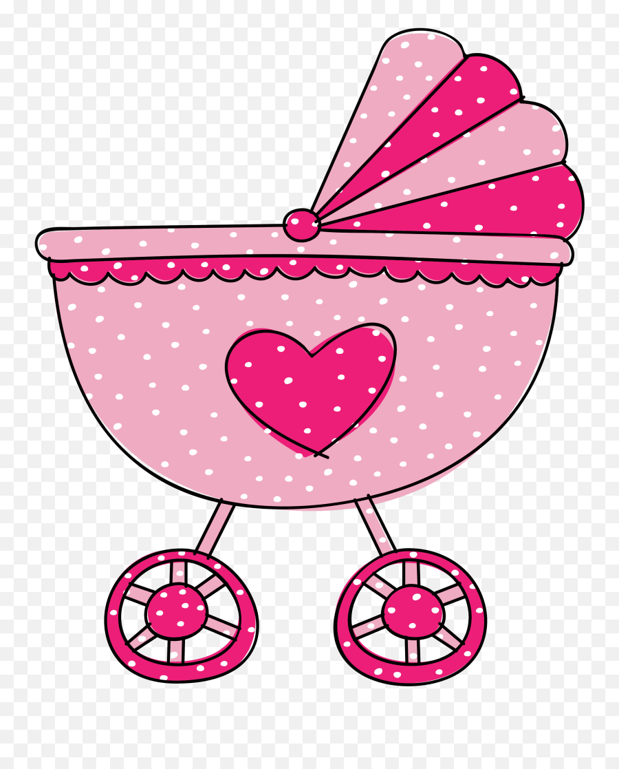 Free And Absolutely The Cutest Baby Shower Clip Art - Tulamama Emoji,Carriage Clipart
