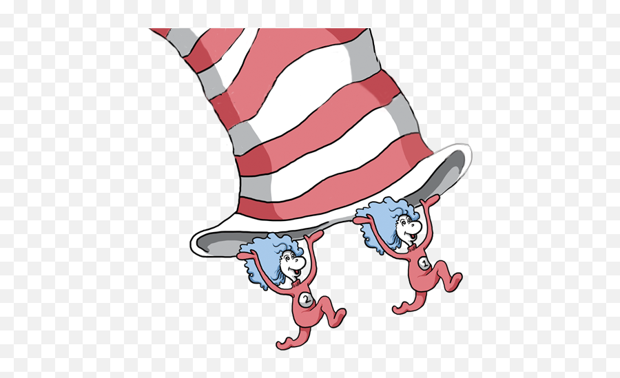 Download Clip Art Freeuse Library Cat - Fictional Character Emoji,Cat In The Hat Clipart