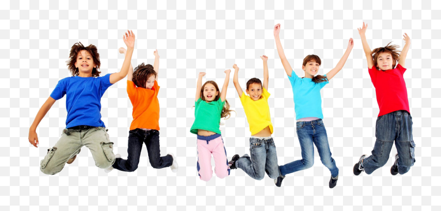 Children Png Transparent Image - Jumping Kids White Background Emoji,Kids Png