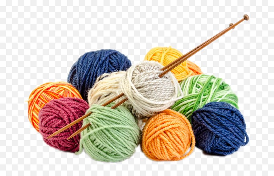 Knitting Clipart Blue Yarn - Transparent Knitting Png Emoji,Yarn Clipart