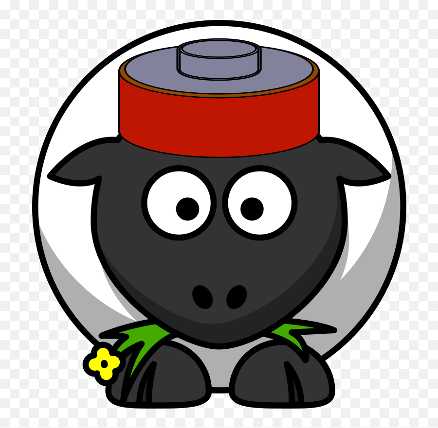 Free Clip Art Battery Sheep By Dodger2 - Sheep Cartoon Clip Art At Clker Emoji,Battery Clipart