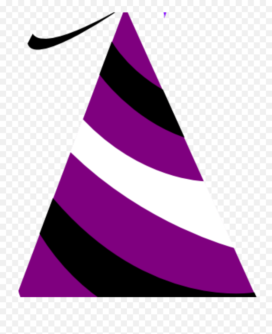 Birthday Hat Transparent Png - Transparent Party Hat Transparent Background Party Hat Purple Emoji,Party Hat Transparent