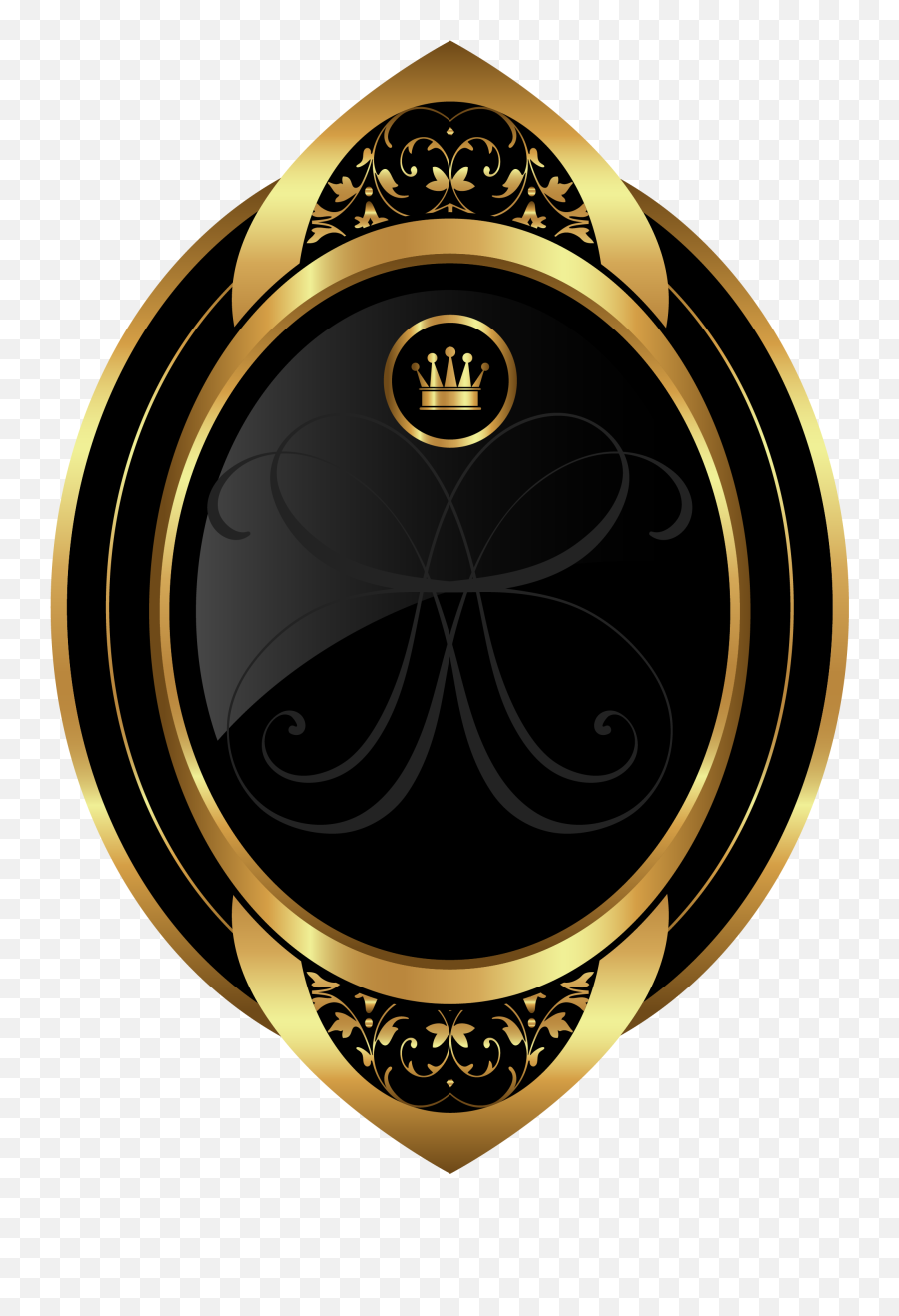 Download Free Painted Golden Crown Hand Free Clipart Hq Icon - Golden Crown On A Black Background Emoji,Gold Crown Png