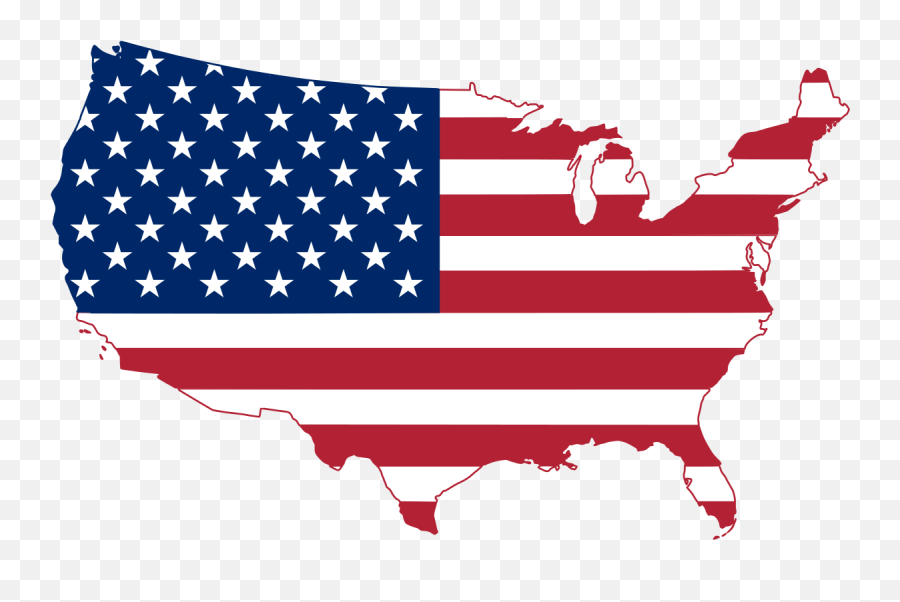 Flag - Usa Flag Map Emoji,United States Png