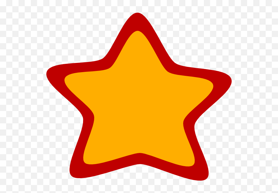Star Clipart Red Picture Royalty Free - Red Orange And Yellow Star Emoji,Red Star Png