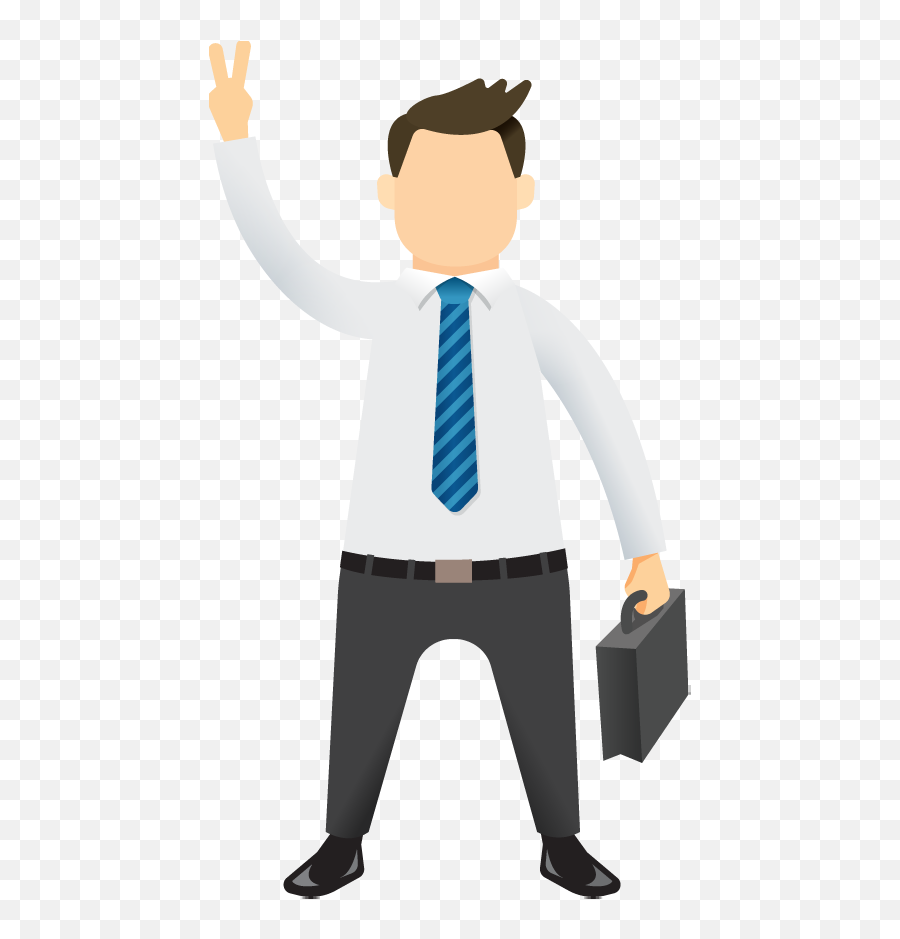 Download Business Portfolio Categories Designshop Cartoon - Cartoon Man Waving Png Emoji,Business Man Png