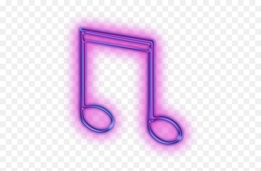 Neon Music Note Png Png Image With No - Neon Music Notes Png Emoji,Music Note Png