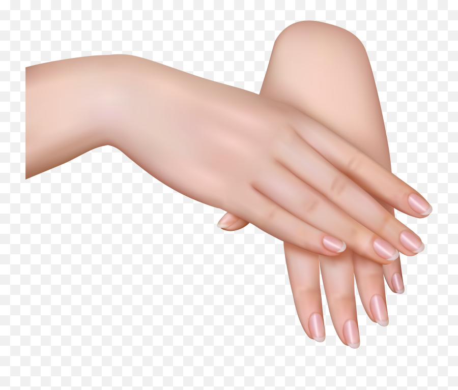 Manicure Clipart Transparent Background - Girl Hands Png Emoji,Hands Png