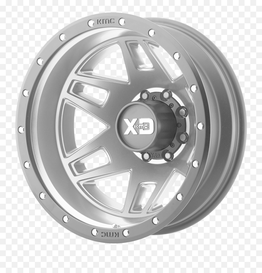 Xd Series Machete Dually Xd130 - Rear Wheel 17x65 8x200 Gray Black Ring 155 Mm Xd130 Dually Wheels Emoji,Machete Png