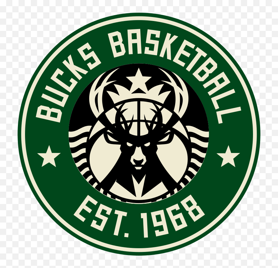 Download Starbucks X Milwaukee Bucks Logo - Starbucks Logo Milwaukee Bucks Emoji,Starbucks Logo