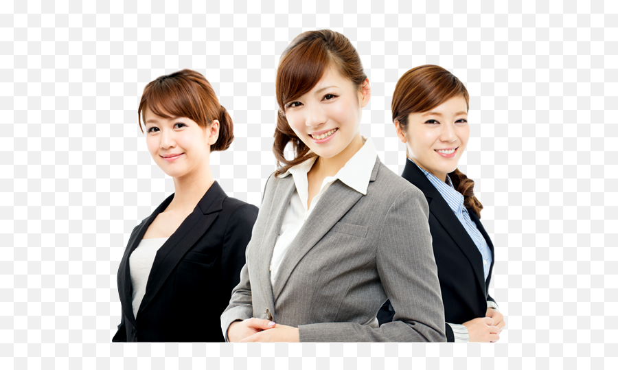 Download Hd Asian Business People - People In Hotel Png Emoji,Business People Png