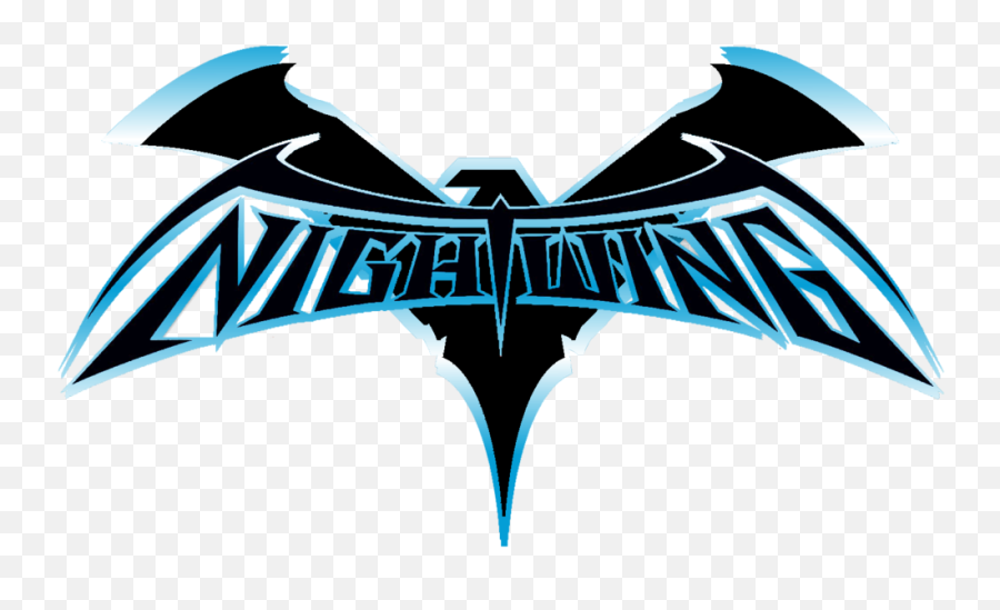 Nightwing Name Logo Png - Nightwing Name Logo Full Size Nightwing Logo Png Emoji,Name Logo