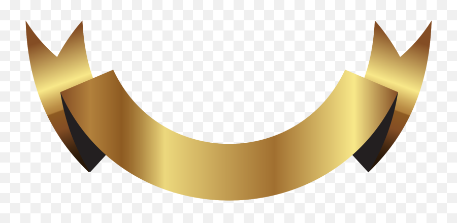 Free Gold Ribbon 1197324 Png With Transparent Background Emoji,Ribon Png