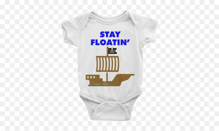 Stay Floatinu0027 Seneca Lake - One Piece Baby Onesies Emoji,Onsie Clipart