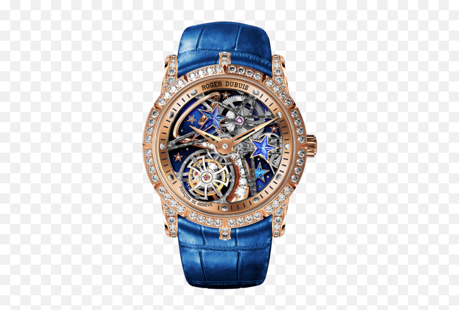 Excalibur Shooting Star - Roger Dubuis 2019 Fhh Luxury Womens Skeleton Watches Emoji,Shooting Star Png