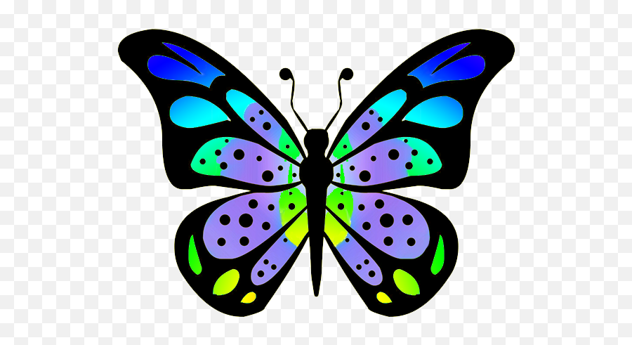 Butterfly Clipart Emoji,Butterfly Wings Clipart