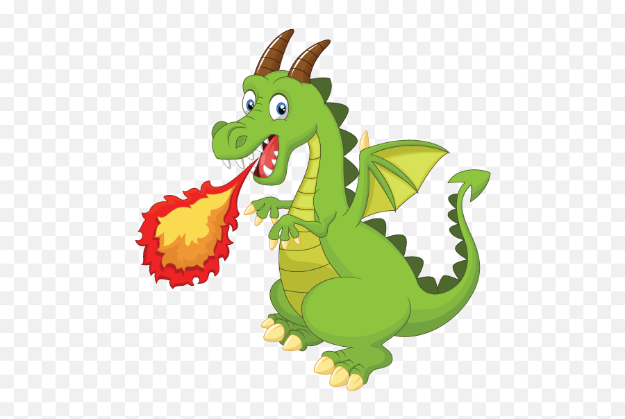 Clipart Dragon Fire Breathing Dragon - Fire Breathing Dragon Clipart Emoji,Dragon Clipart