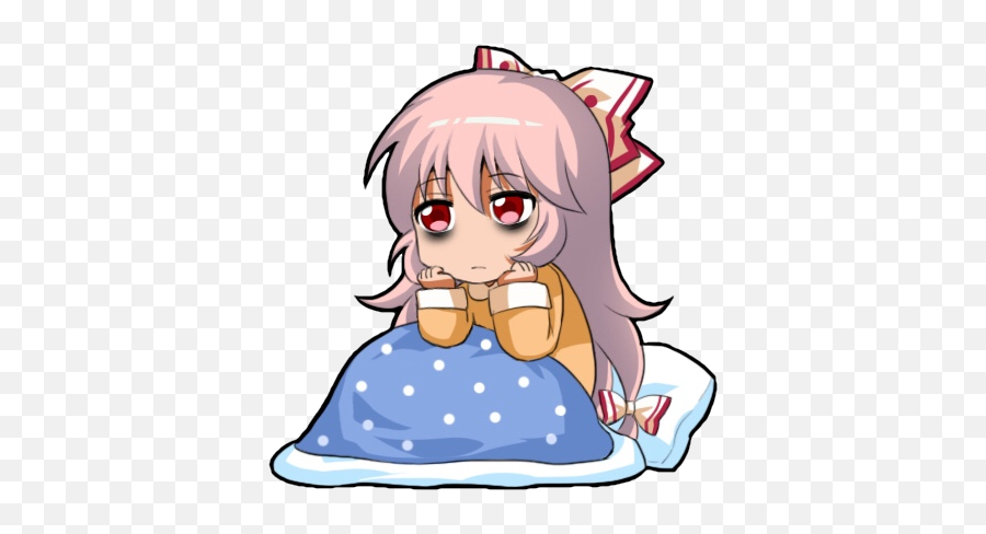 Download Cant Sleep Mokou Discord Emoji - Discord Emojie Discord Anime Emoji Sleep,Discord Emojis Transparent