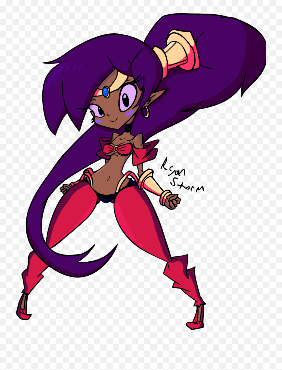 Half Genie Hero Shantae - Pj Shantae Emoji,Shantae Png