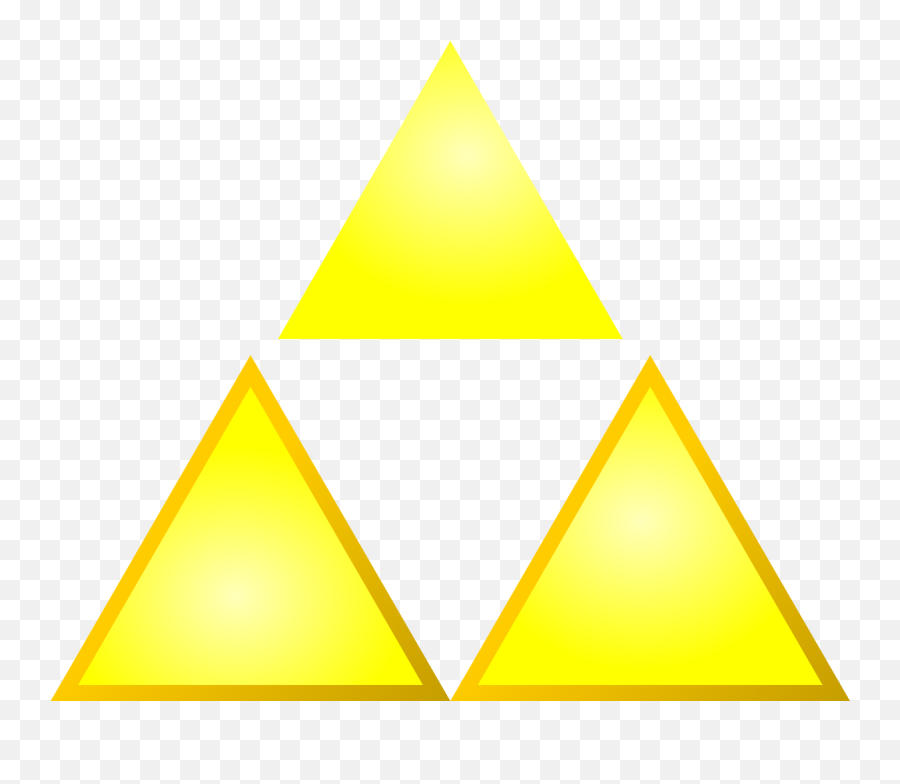 Triforce - Transparent Background Triforce Png Emoji,Zelda Logo