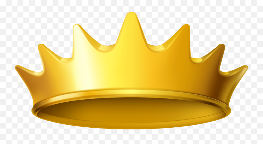 Crown Clipart Transparent Transparent - Gold Crown Clip Art Emoji,Crown Clipart