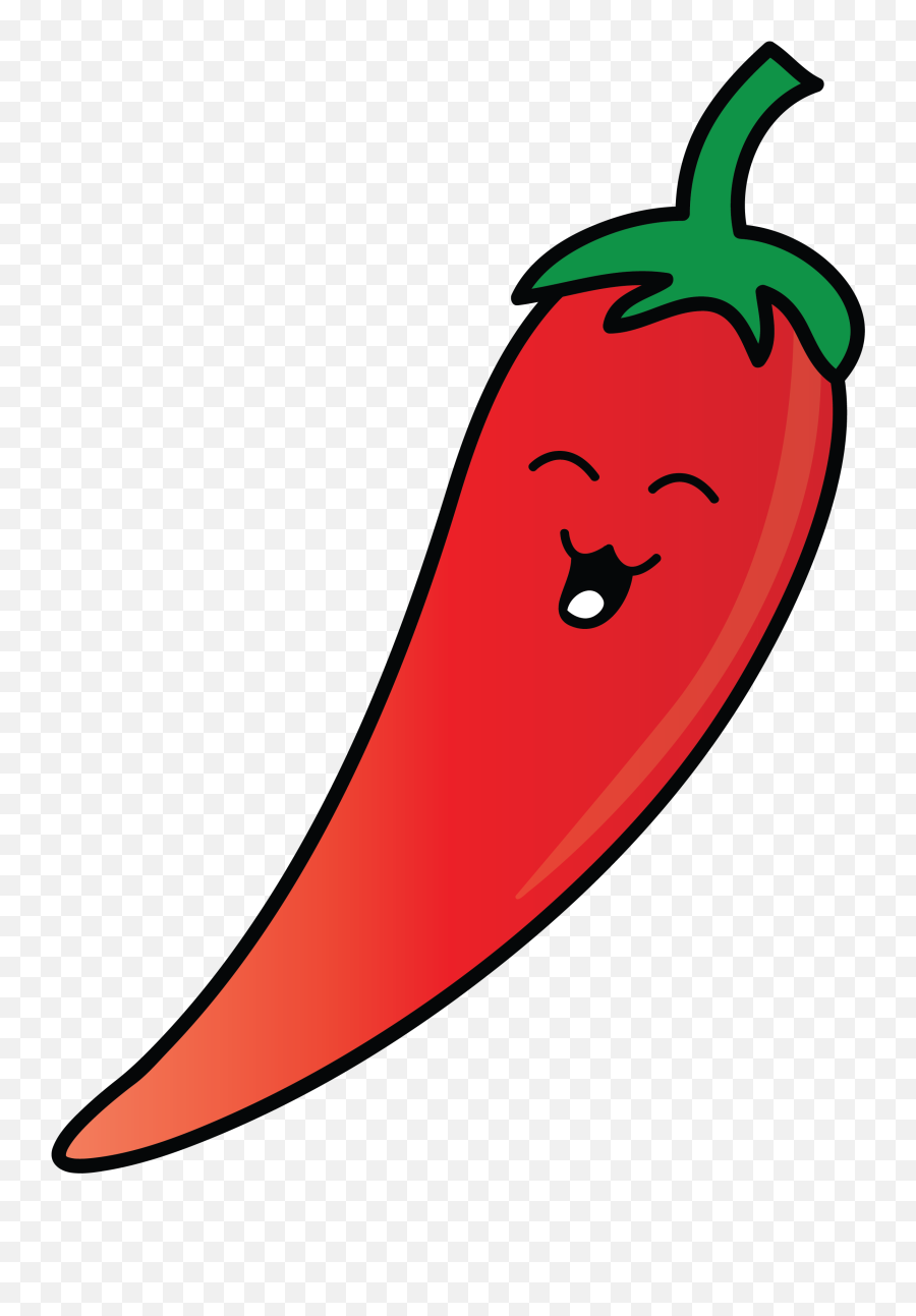 Kawaii Veggies Clip Art - Kawaii Pepper Emoji,Veggies Clipart