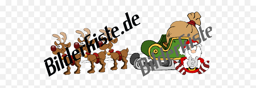 Bilderkistede - Image View Christmas Sledge Reindeers Language Emoji,Sledge Clipart