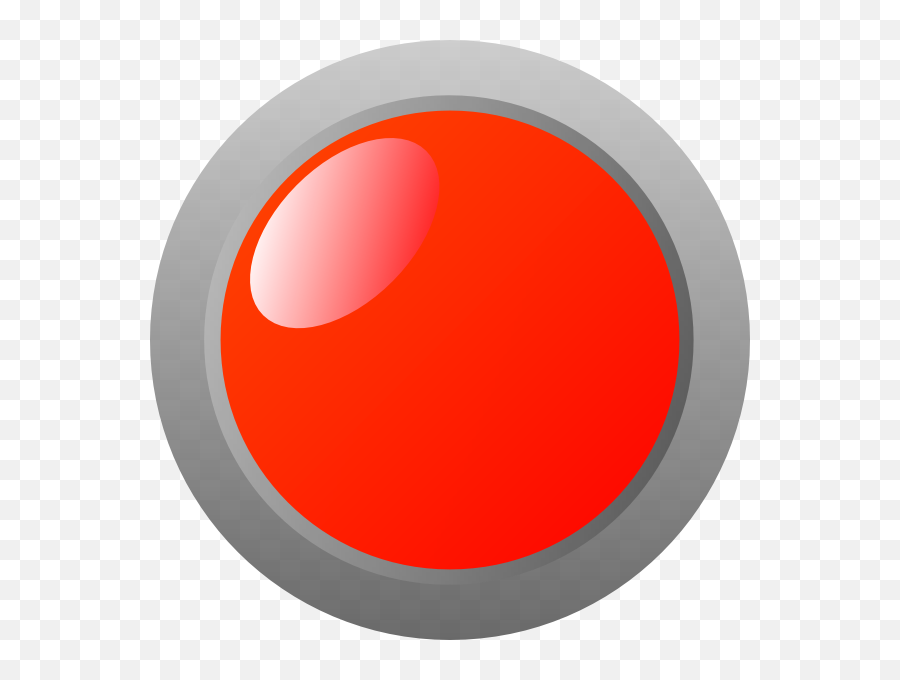 Big Red Button Transparent Transparent - Transparent Led Icon Png Emoji,Button Transparent