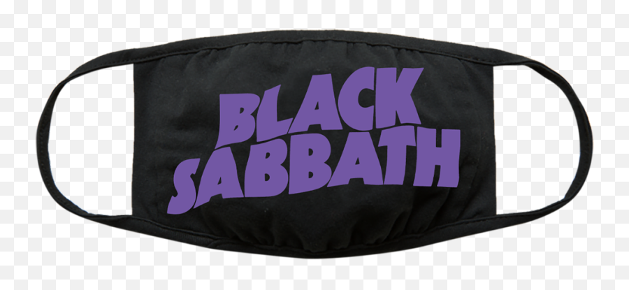Face Mask - Black Sabbath Emoji,Black Sabbath Logo