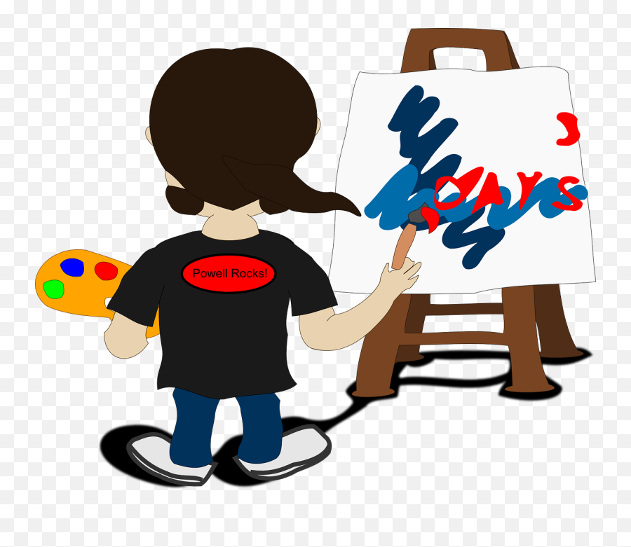 Paint Clip Art At Clker Vector Free Image 2 - Clipartix Animated Painter Clipart Transparent Emoji,Paint Clipart