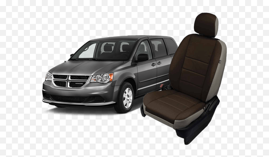 Dodge Caravan Katzkin Leather Seat Cover Upholstery - 2016 Dodge Grand Caravan Emoji,Dodge Ram Seat Covers With Ram Logo