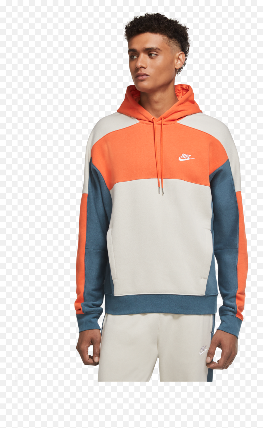 Sweatshirt Nike Nsw Colorblock Hoodie Emoji,Nike Logo Hoodies