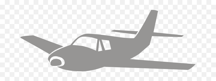 Download Plane Silhouette Png - Small Airplane Clipart Clipart Small Airplane Emoji,Airplane Clipart