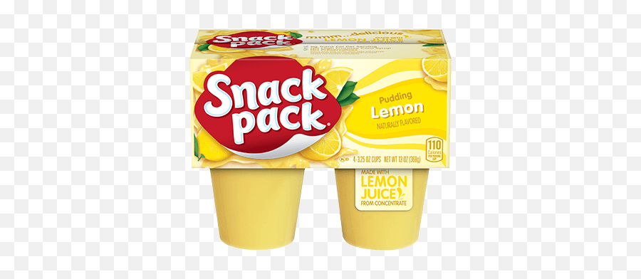 Lemon Snack Pack Emoji,Pudding Png