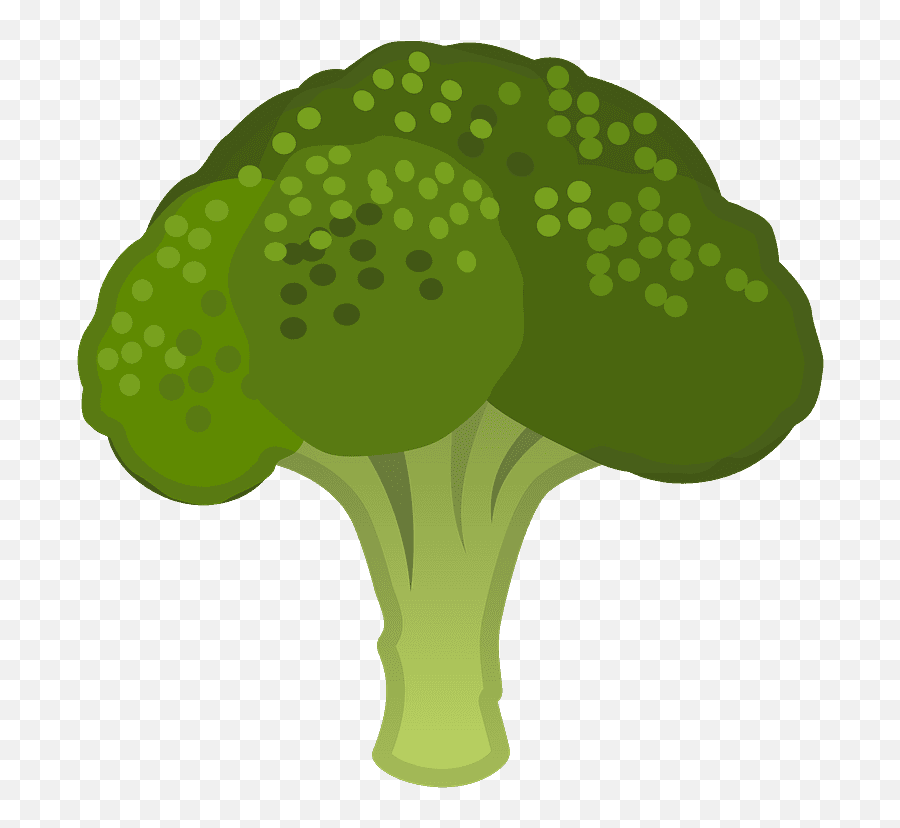 Broccoli Emoji Clipart - Broccoli Icon Emoji Png,Broccoli Clipart